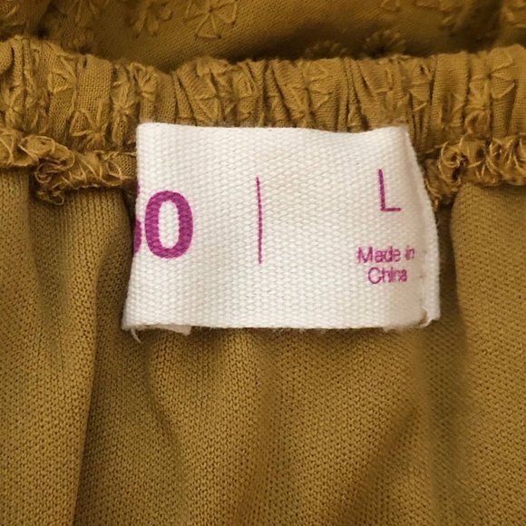 SO Smock Layer Ruffle Tube Top Size L - Picture 6 of 9